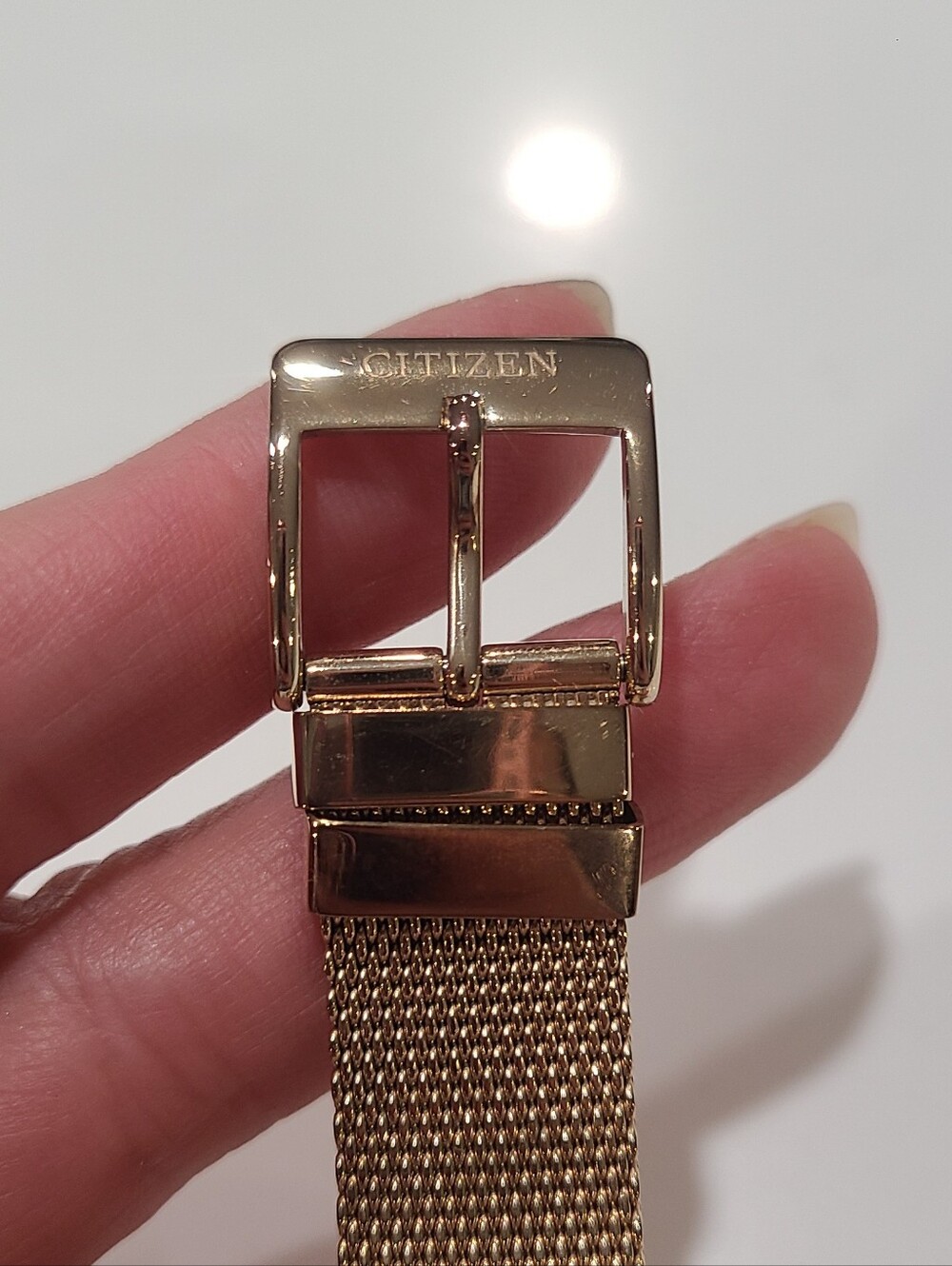 EUC CITIZEN WOMEN'S GOLD J810 WATCH ECO-DRIVE FE6083-72A - Picture 14 of 16